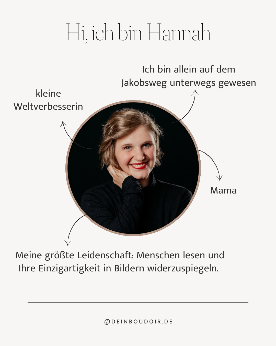 Porträt einer jungen Frau, die Selbstvertrauen und Einzigartigkeit ausstrahlt, ideal für Boudoir-Fot.